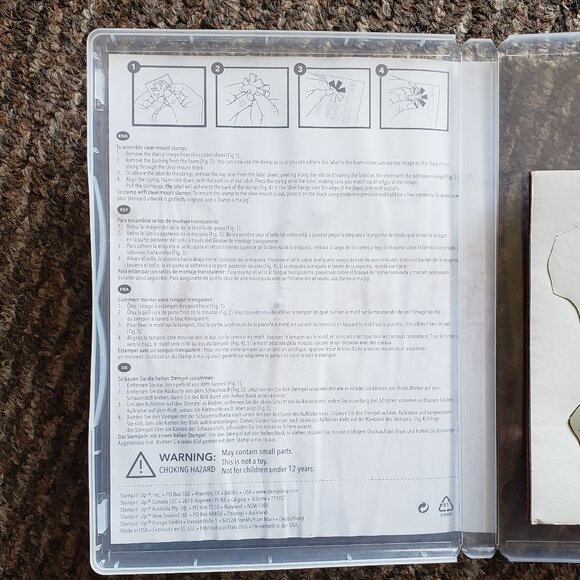 Stampin' Up! 'A WHOLE LOT OF LOVELY' Cling Stamp Set (Used) - Picture 5 of 7